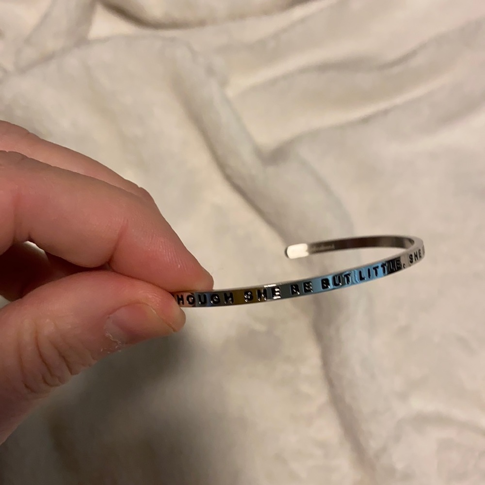 Mantraband Though she be but little, she is fierce